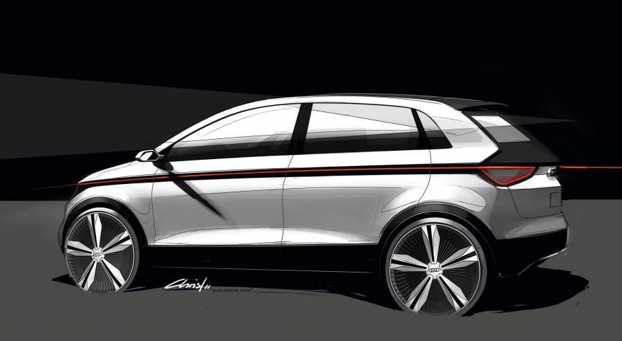 Эскиз Audi A2 Concept 2011 года  (фото 31 из 32)